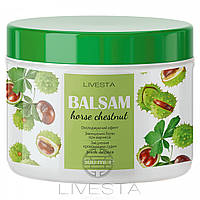 Масажний гель-бальзам з кінським каштаном Livesta 500 ml новий дизайн