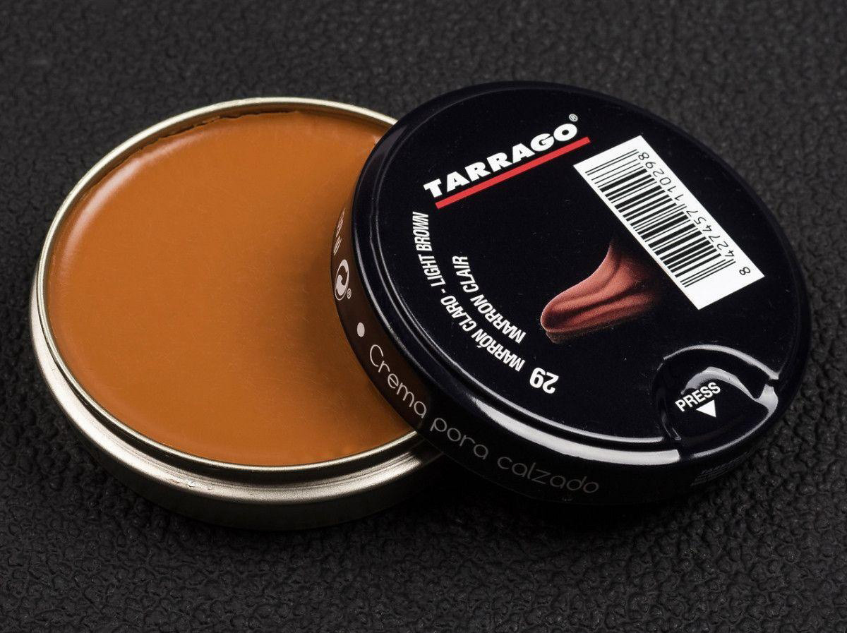 Крем-паста для Взуття свsтло-коричневая Tarrago Shoe Polish, 50 мл, (29)