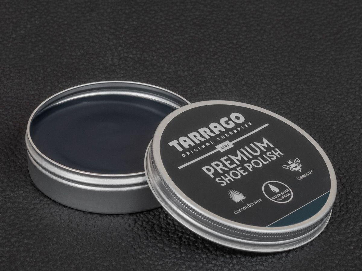 Крем-паста для взуття темно-синя Tarrago Premium Shoe Polish, 50 мл (17)