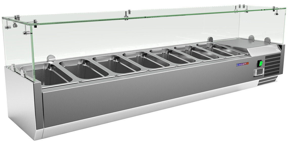 Настільна холодильна вітрина COOLEQ VRX 1500/330, фото 1