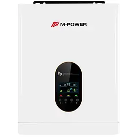 Гібридний інвертор M-Power, 12 В, 1000 Вт із чистою синусоїдою для резервного електроживлення