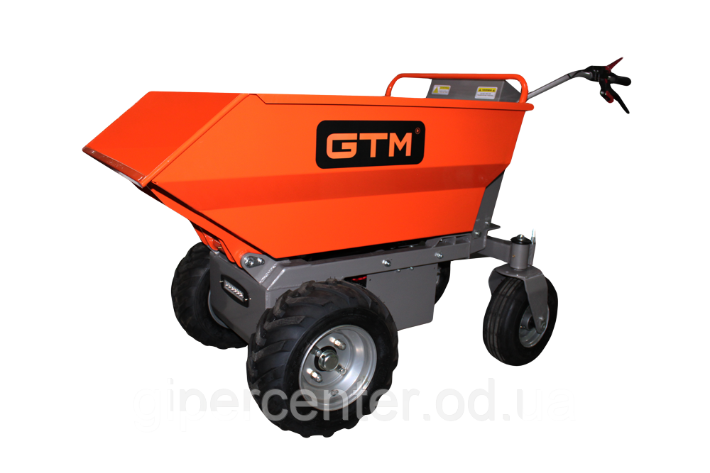 GTM Візок будівельний самохідний на колесах (дампер) 500кг/акк.32Ah
