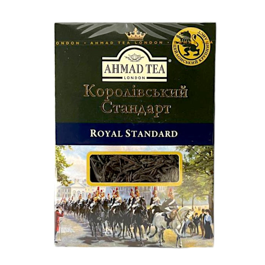 Чай Ахмад крупнолистовий Королівський стандарт чорний 100 грам