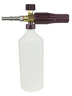 IDROBASE Пінна насадка 1л б/д з`єднання, регулятор подачі, латунний корпус (Violetta/Transformer/Stella/Stella M)