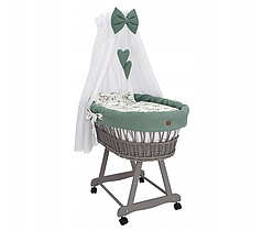 Колиска дитяча Moses Meble Wróbel 90x60x70 cm