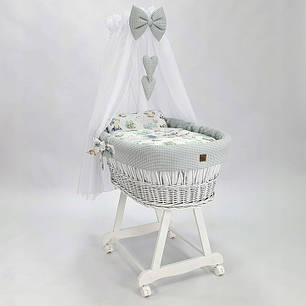 Колиска дитяча Moses Meble Wróbel 90x60x70 cm, фото 2