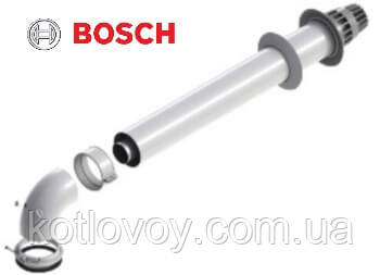 Коаксіальний димохід для котлів Bosch 3000, 4000, 5000, 6000, 7000, фото 1