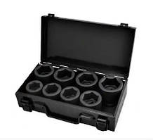 Whirlpower Набір головок ударних 3/4" 8од. 26-38мм 6гр мет.кейс