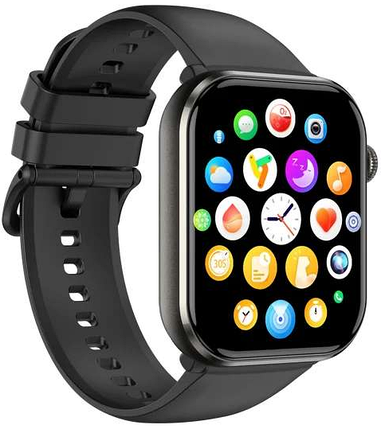 Смарт-годинник Blackview R60 Black 1.96" AMOLED Display 5.3 Bluetooth IP68, фото 1