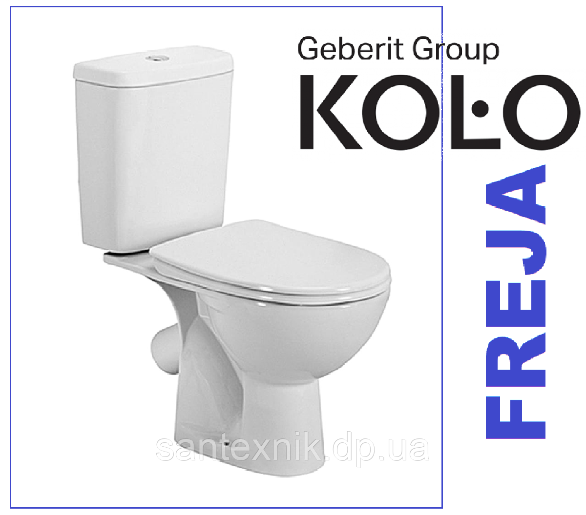 Унітаз-компакт KOLO FREJA L79201000 з бачком і сидінням поліпропіленовим