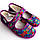 Тапочки в садок на дівчинку, текстильна взуття Vitaliya Віталія Україна, фото 10