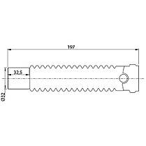 З'єднання гнучке Magiflex Ø32 мм F-M 197 мм WIRQUIN (9549355), фото 6