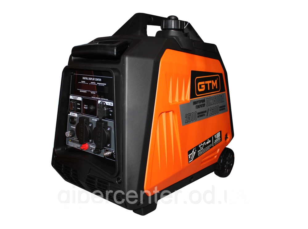 GTM Генераторна установка інверторна DK2500iA 2,5кВт(макс)/2,3кВт(ном), руч.старт
