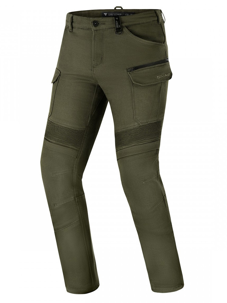 Мотоджинси SHIMA Giro 3.0 Khaki W30-L32
