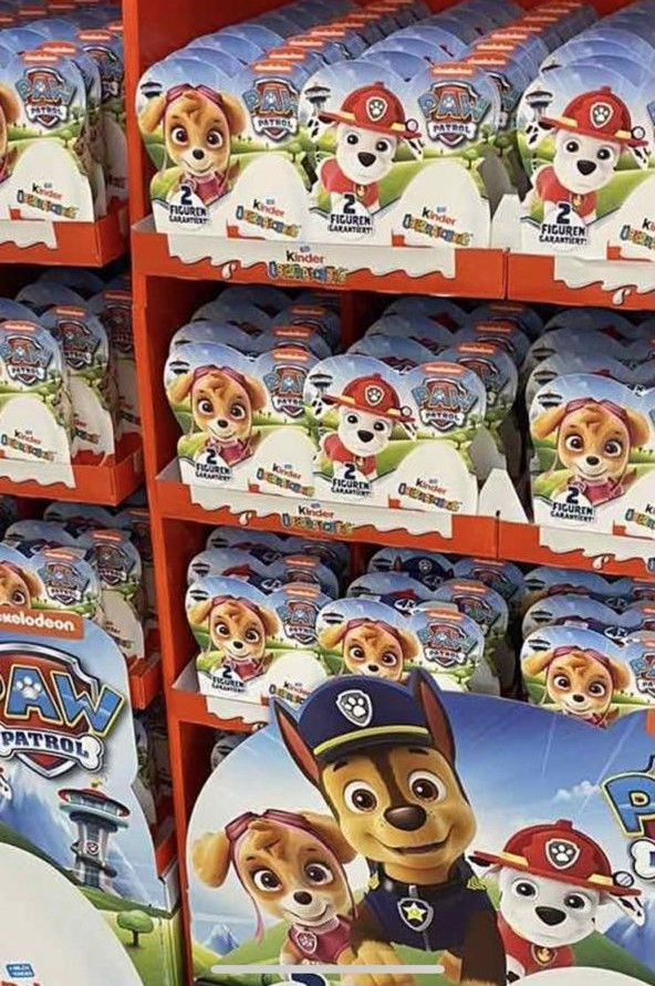 Шоколадні яйця Kinder Paw Patrol Uberraschung Limited Edition Щенячий Патруль 80г