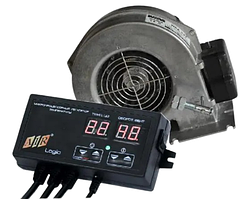 Комплекти автоматики для твердопаливних котлів із ручним завантаженням у зборі (Автоматика +вентилятор)