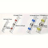 Термоусадка з припоєм 100 шт термоусаджувані з оловом припоєм, в блістері, фото 4