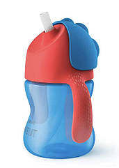 Чашка з трубочкою з трубочкою Philips AVENT синя з 9 міс 200 мл SCF796/01 (Авент)