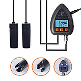 Компактний монітор якості води PH-991W-EU pH/TDS/EC/S.G/Т  з функціями запису даних, виносними електродами. Китай, фото 2