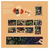 Набір для творчості, скретч-арт AVENIR "Будівництво", 8 розмальовок, фото 4