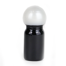 Чорний скляний флакон для косметики, ліків, вітамінів, 5 мл стандарту 18/410