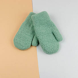 Підліткові подвійні рукавиці зимові від 12 років (арт. 24-8-020) м'ятні
