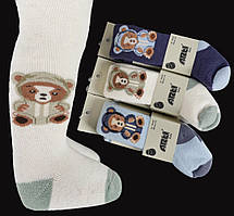 Махрові колготки для новонароджених хлопчиків Cute Bear