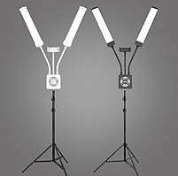 Підлогова лампа HD-100XJ на 45 Вт. для освітлення на штативі, з тримачем для телефону