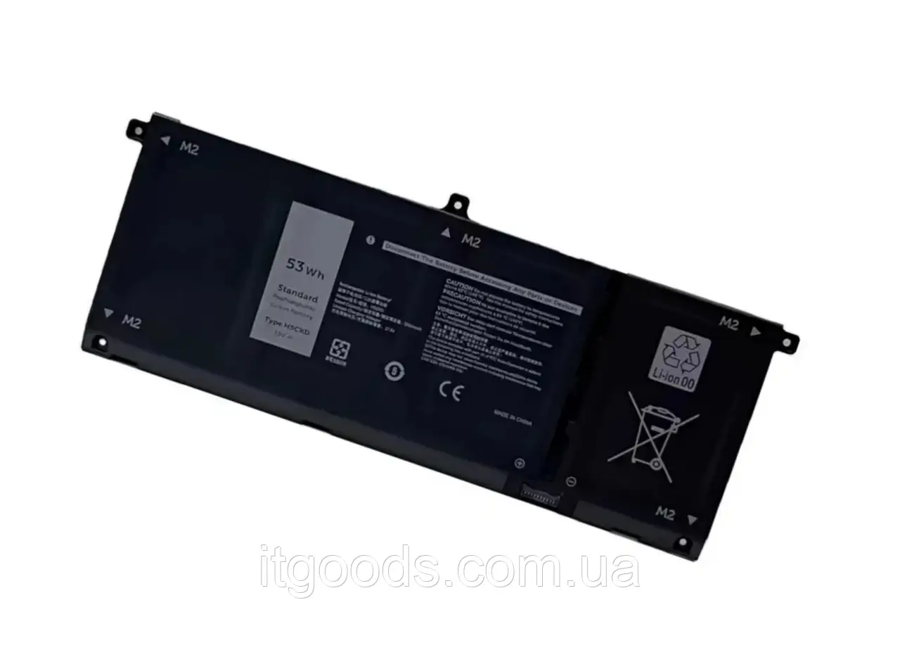 Батарея для ноутбука Dell H5CKD 15V 53Wh Latitude 3410 3510 / Vostro 5300 5401 5501 5502 / inspiron 5300 5400