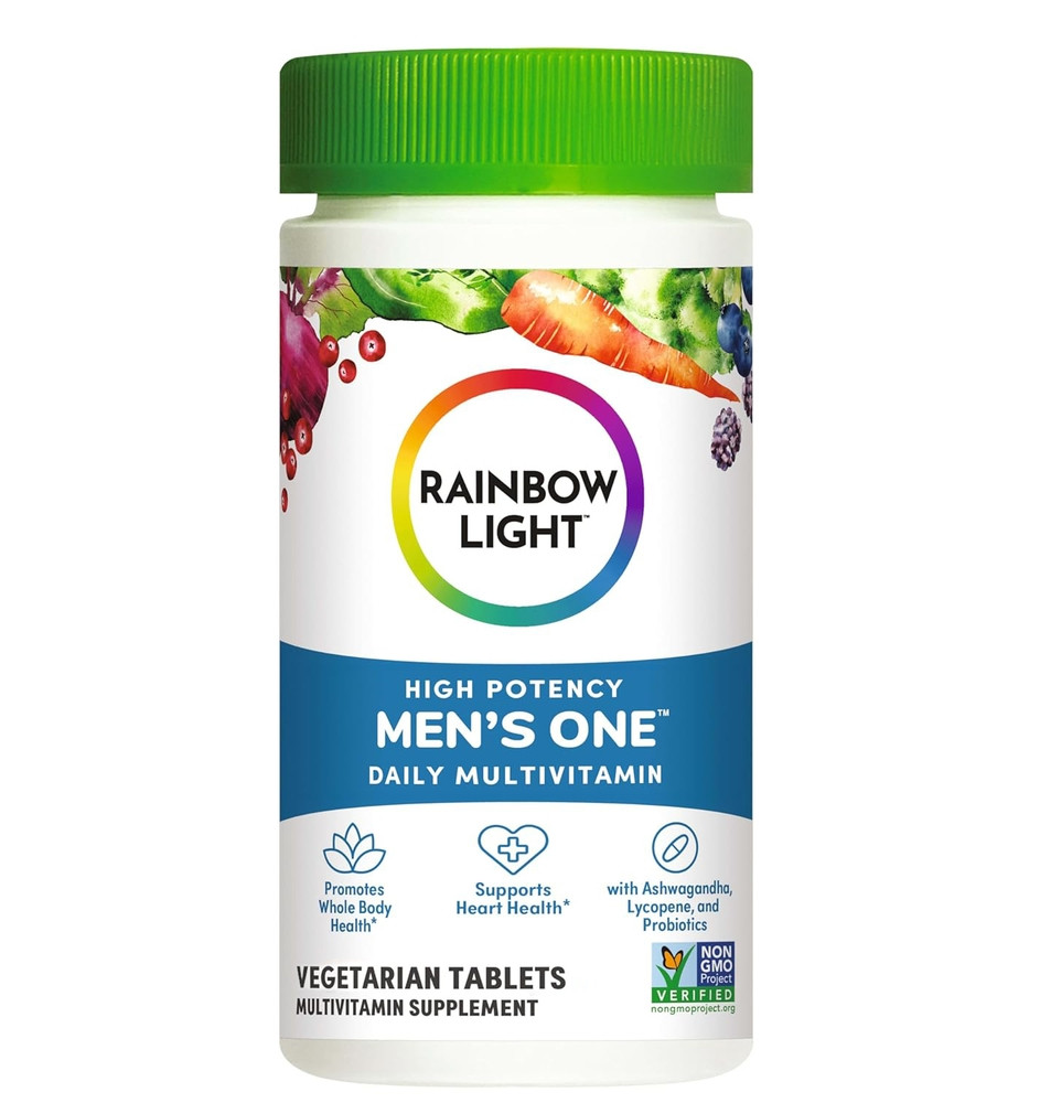 Вітаміни та мінерали Rainbow Light Men's One High Potency, 60 вегатаблеток