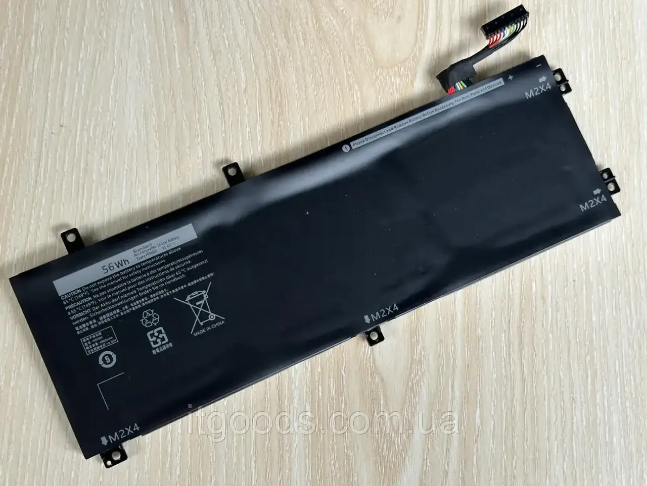 Батарея для ноутбука Dell H5H20 5D91C 11.4V 56Wh XPS 15 9550 9560 9570 7590 / Precision M5520 5520 5530 5540