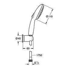 Душовий набір Grohe QuickFix Vitalio Start 110 27950001, фото 3