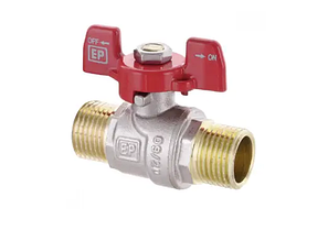 Кран кульовий EUROPRODUKT 1/2" ШШБ (1/2" ШШБ)