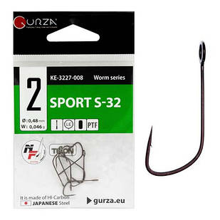 Крючок GURZA SPORT S-32 #2 (5 шт/уп)