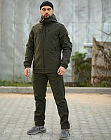 Військовий теплий костюм Soft Shell олива Чоловічий тактичний костюм ЗСУ софтшел