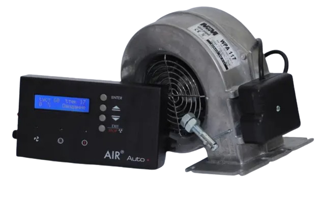 Комплект автоматики для твердопаливного котла AIR AUTO+ з вентилятором WPA 117 для котла до 30 кВт, фото 1