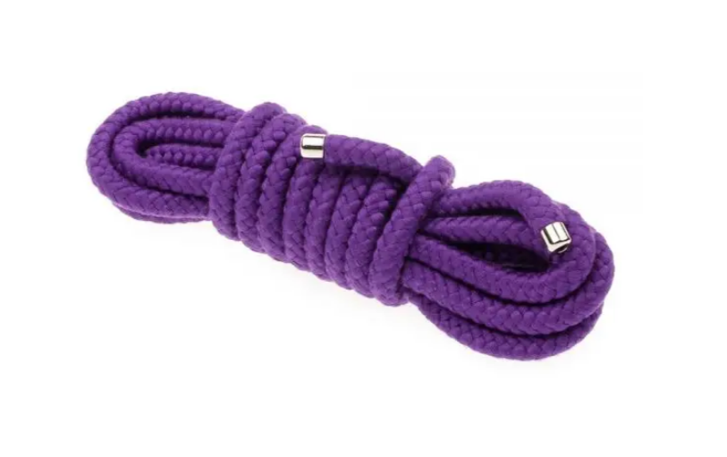 Мотузка для бондажу BONDAGE ROPE 5M, Purple, фото 1