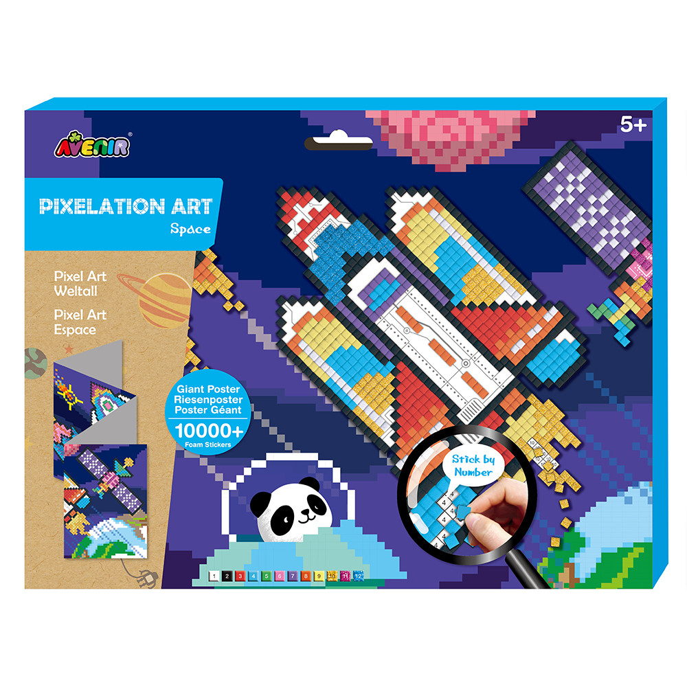 Набір для творчості, AVENIR , арт-пікселі "Космос", 10000 елементів, фото 1