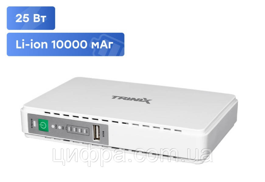 Міні джерело безперебійного живлення Trinix TRX-MUPS-2512