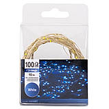 Гірлянда "Роса" 100 LED, біла, 10 метрів на USB, фото 2