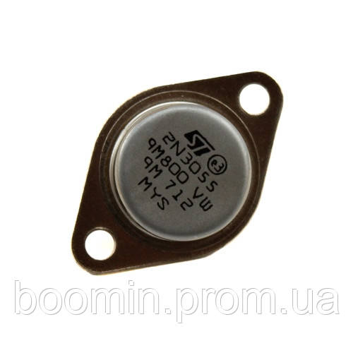 NPN транзистор 2N3055 15А 60В, підсилювач звуку bm (ID#2337781201 ...
