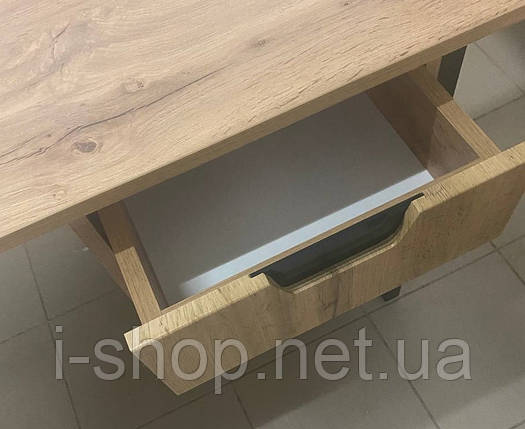 Офісний стіл лофт СМПВ-2 (1200x600x765) Дуб Аппалачі/Дуб Вотан Гамма стиль, фото 3