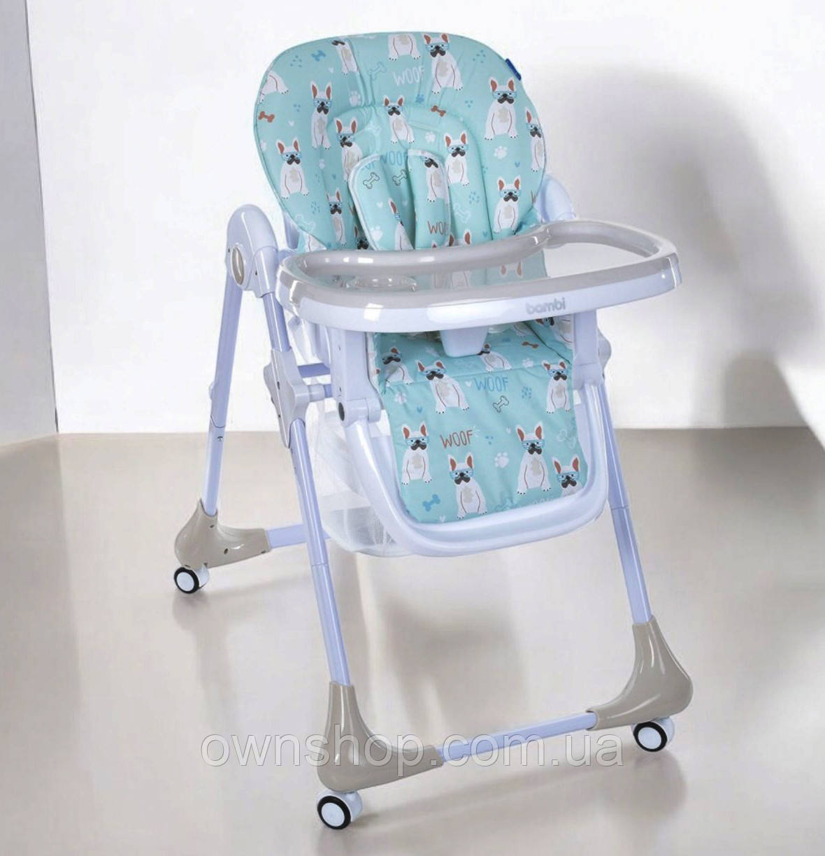 Дитячий стільчик-трансформер для годування M 3233 Puppy Boy Beige, фото 1