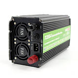 Перетворювач напруги для дому 12-220 V 1500 W Tossa TAU1500L з функцією UPS, фото 6