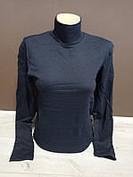 Гольф жіночий утеплений 52-58 р Базовий теплий Водолазка тепла жіноча чорна синя хакі