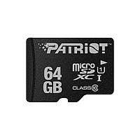 Карта памяти Patriot 64GB microSD class10 UHS-I (PSF64GMDC10) (q18496)