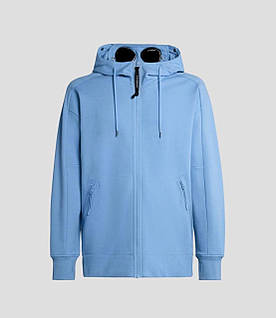 Зип худи голубое C.P. Company Zip hoodie Кофты модные с капюшоном