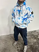 Анорак чоловічий демісезонний Stone Island Куртка весна осінь літо повсякденна, Стильна вітровка Стон Айленд TOP