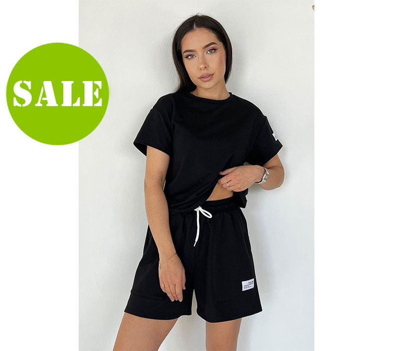 Трикотажний костюм з шортами "Root | Розпродаж моделі, фото 1