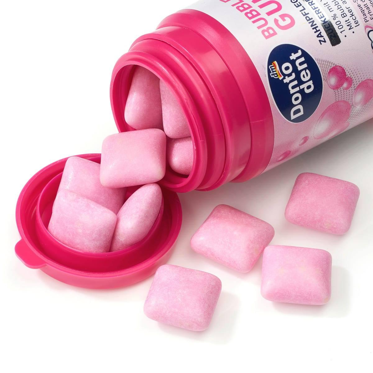 Dontodent Жувальна гумка для догляду за зубами смак солодко-фруктовий, без аспартаму та без цукру, 25 шт., Німеччина, фото 1